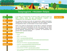 Tablet Screenshot of campingplatz-waldsee.de